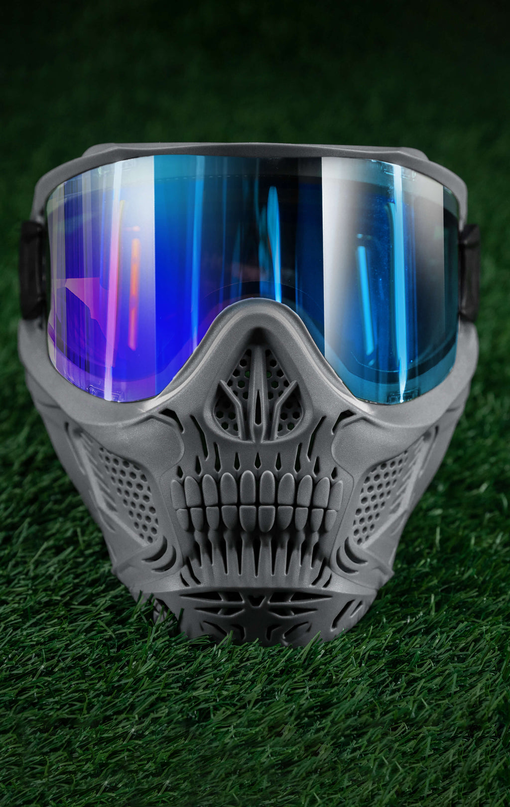 HSTL® Skull Goggle "Crypt" - Grey w/ Ice Lens