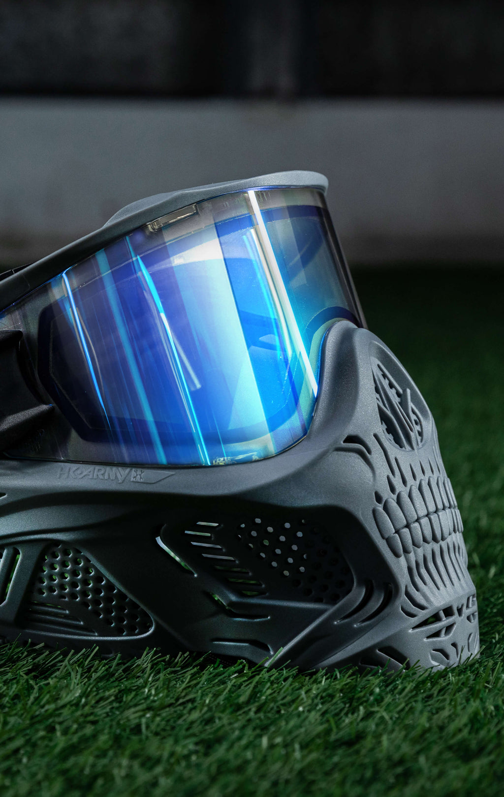 HSTL® Skull Goggle "Crypt" - Grey w/ Ice Lens