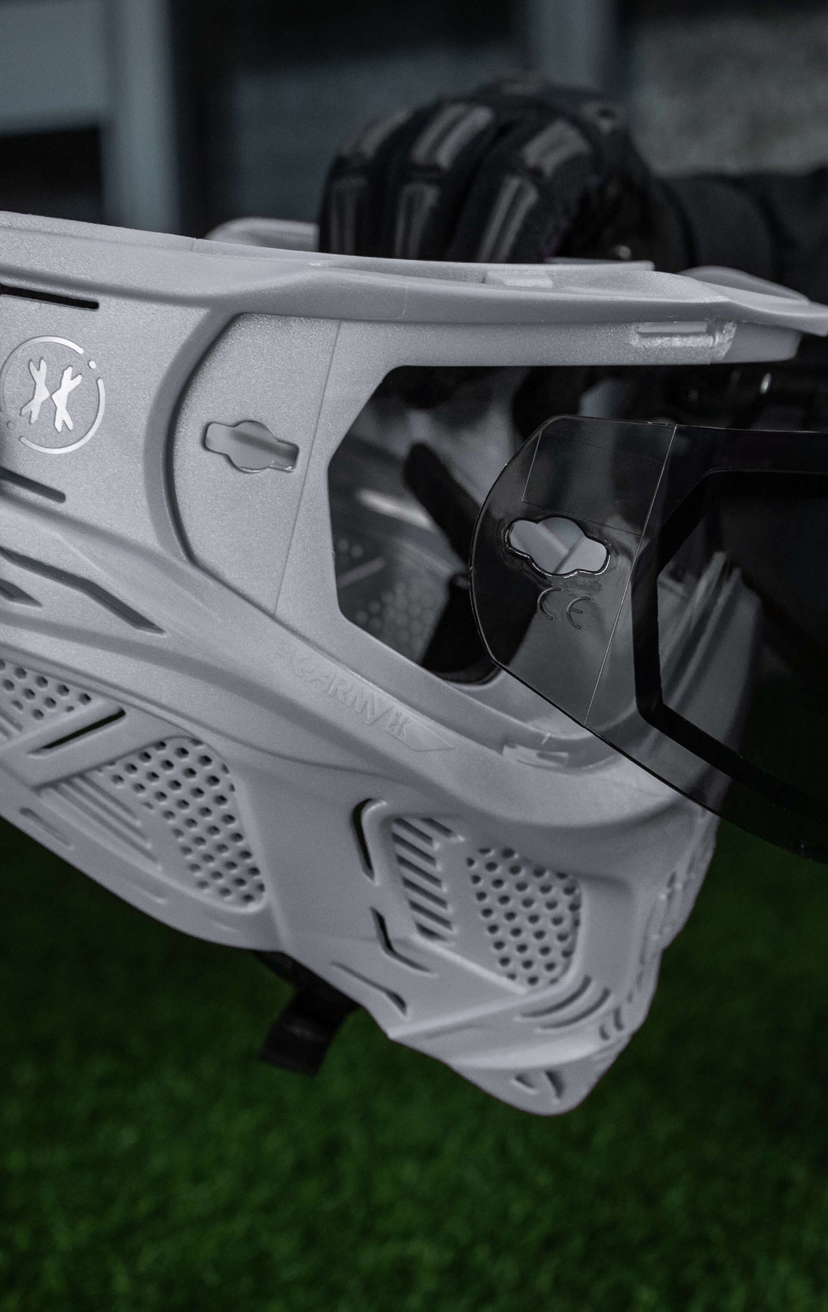 HSTL® Skull Goggle "Crypt" - Grey w/ Ice Lens