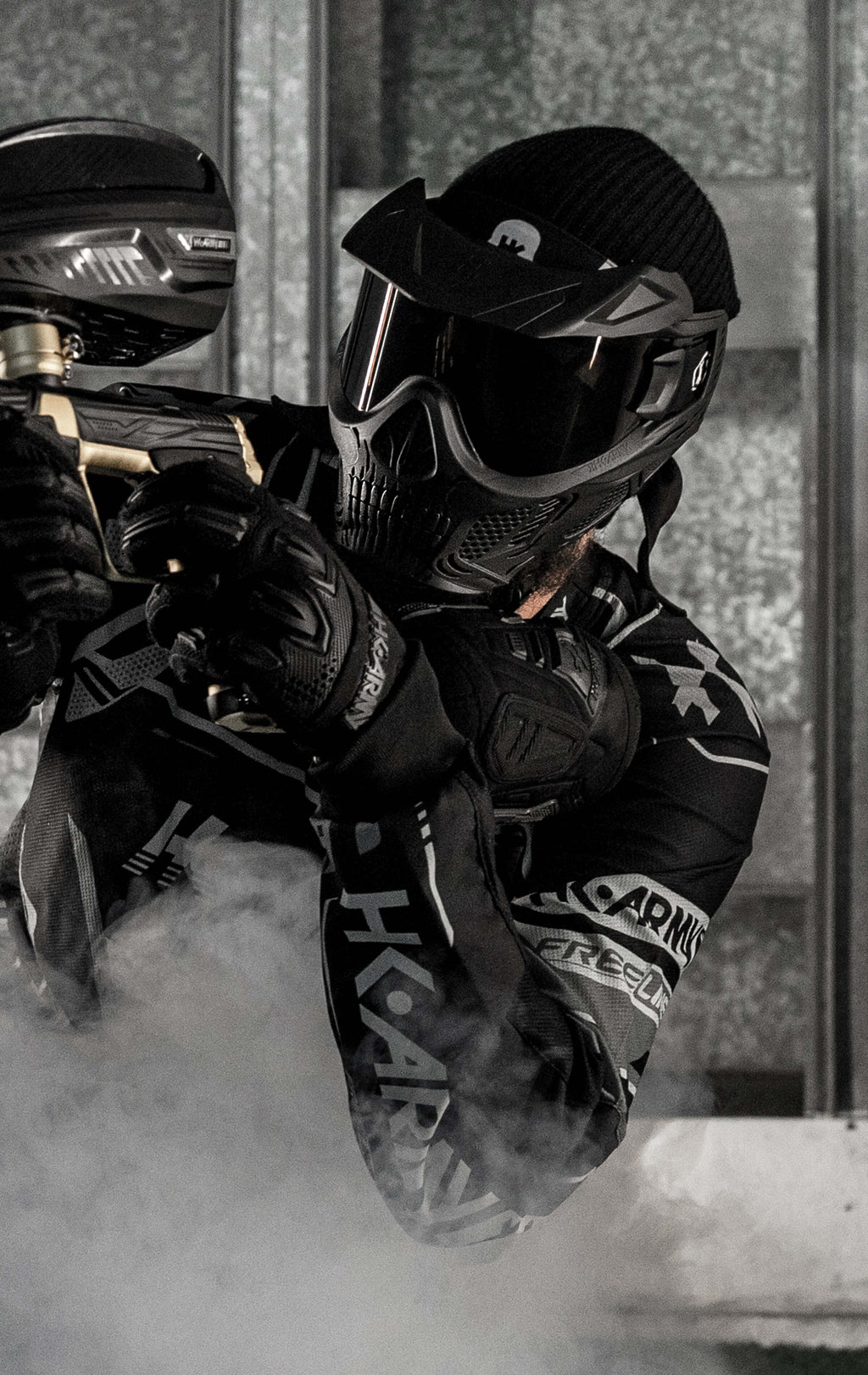 HSTL® Skull Goggle - Black w/ Clear Lens