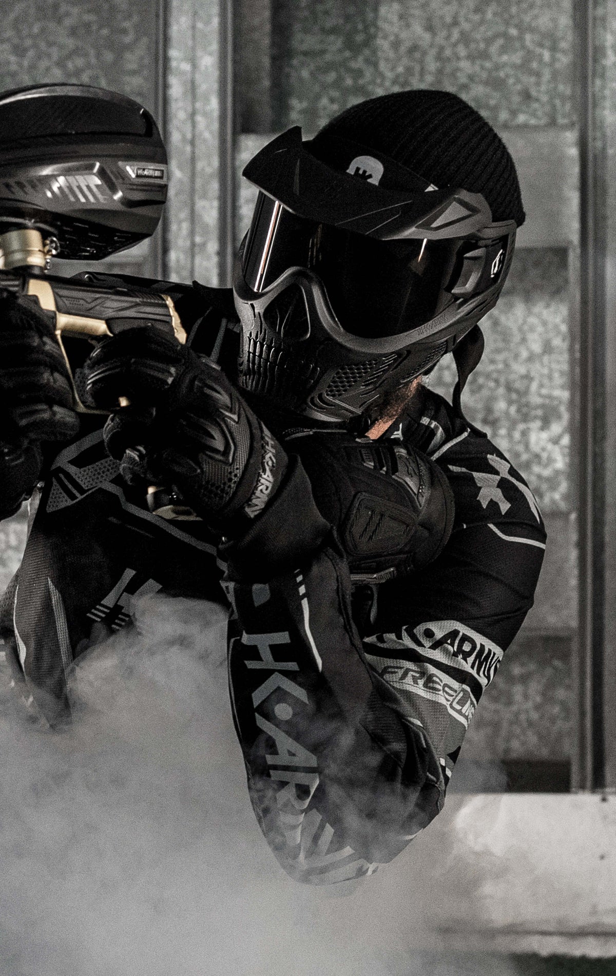 HSTL® Skull Goggle - Black w/ Clear Lens