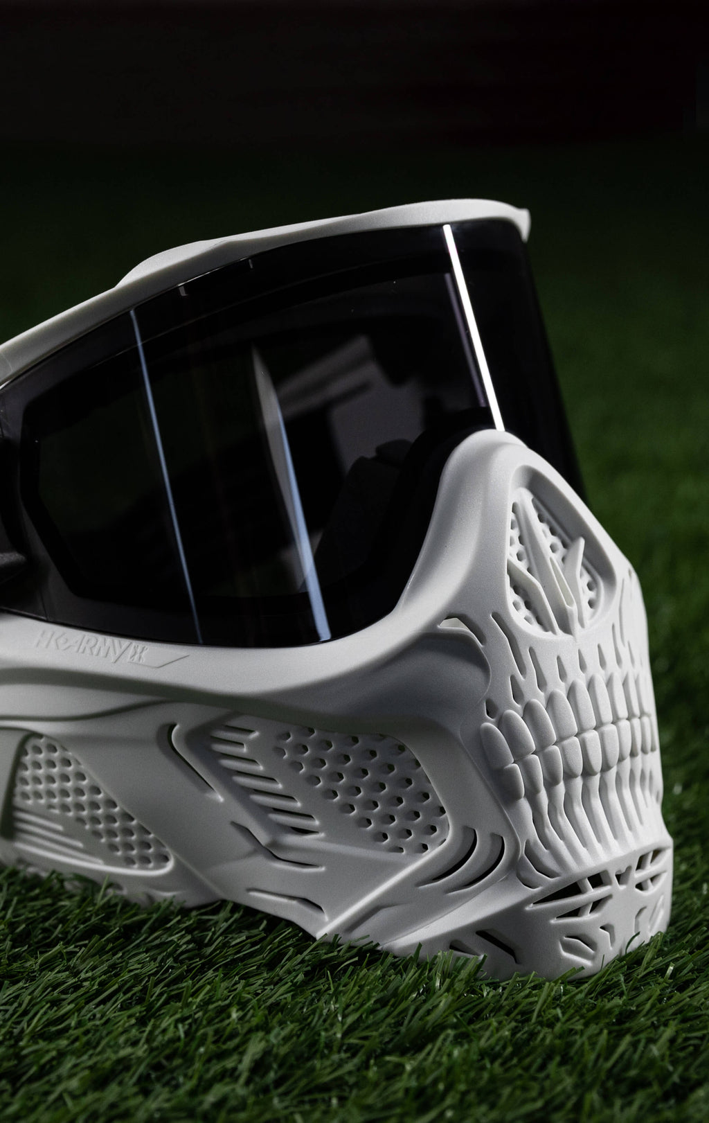 HSTL® Skull Goggle "Ghost" - White w/ Smoke Lens