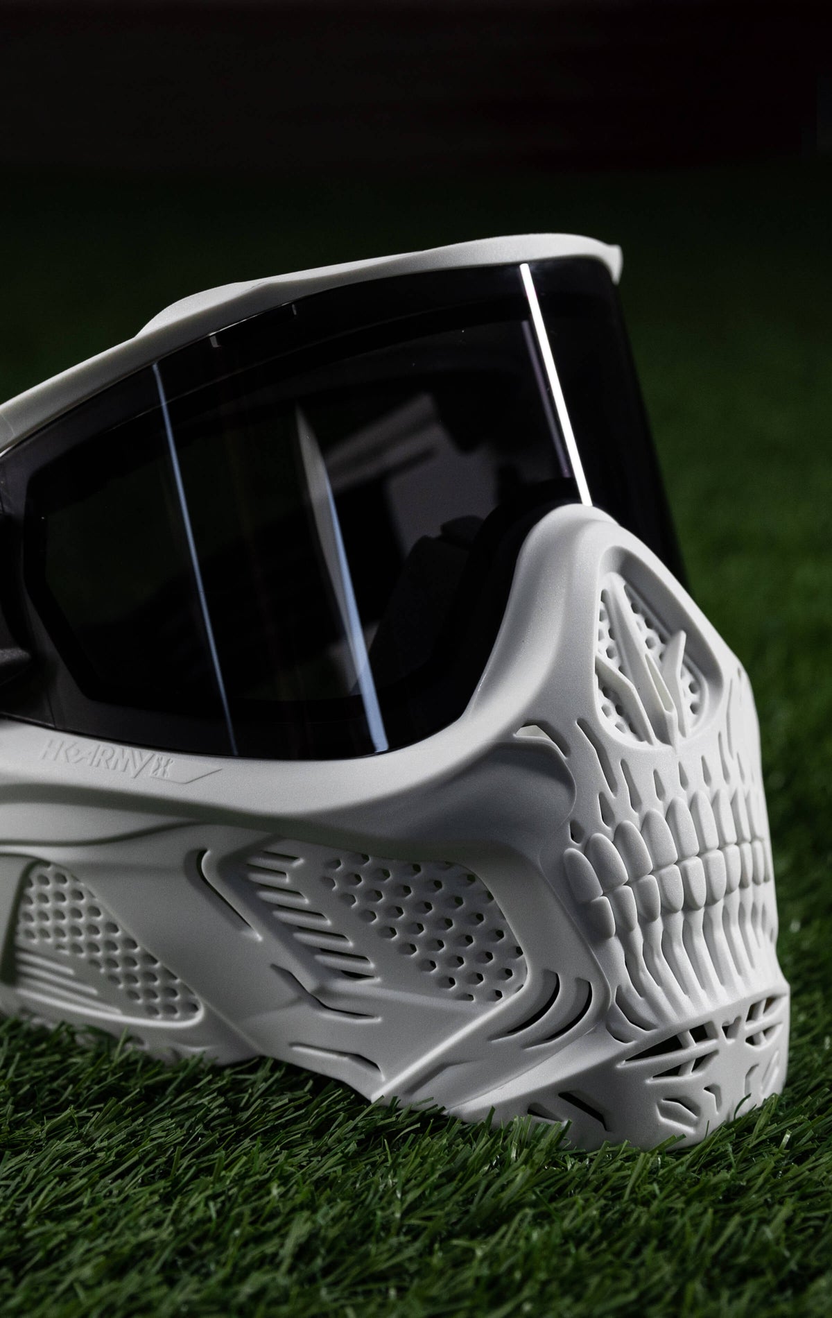 HSTL® Skull Goggle "Ghost" - White w/ Smoke Lens