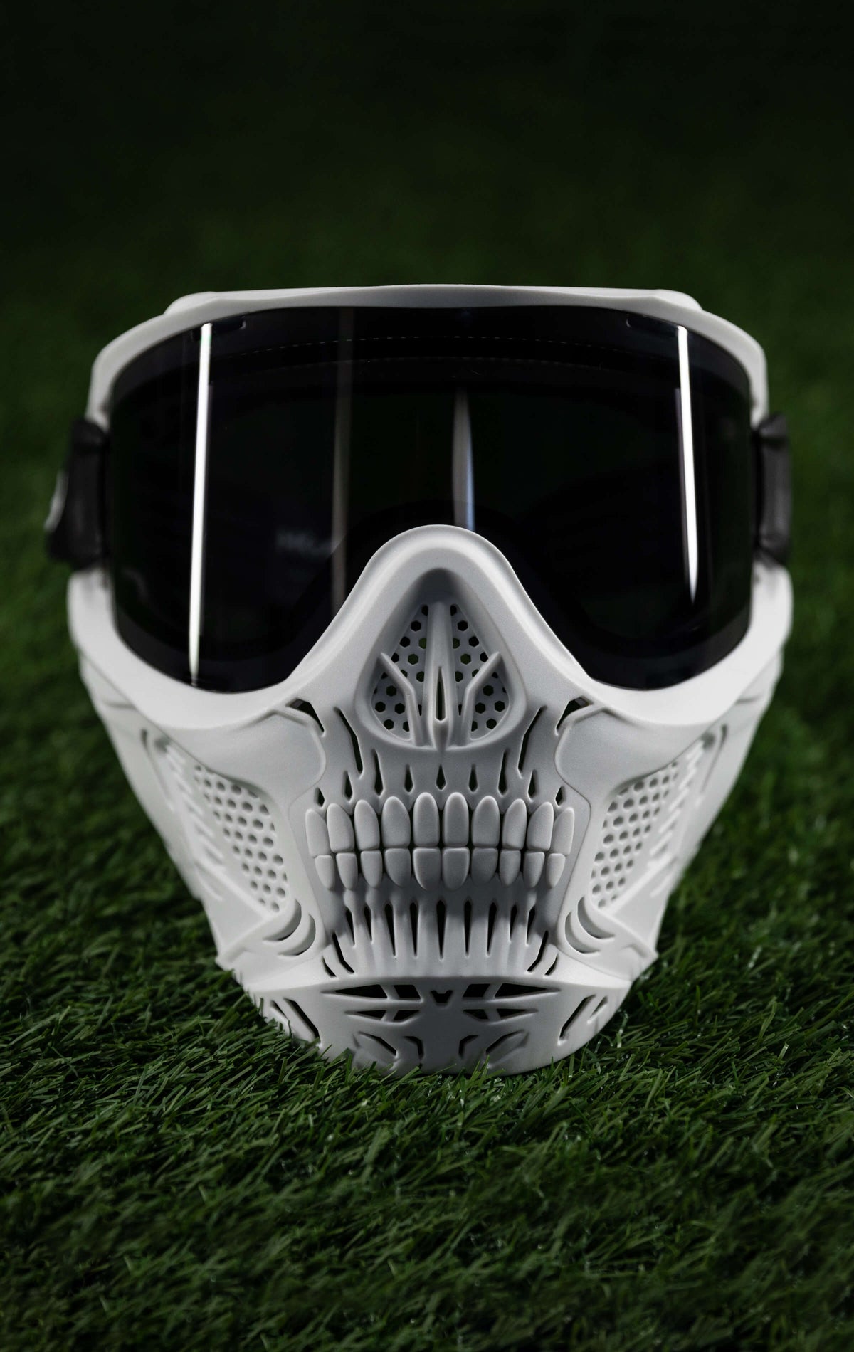 HSTL® Skull Goggle "Ghost" - White w/ Smoke Lens
