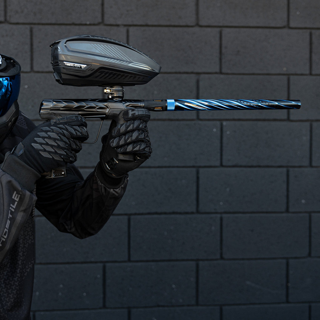 LAZR Elite Orbit Barrel Kit - 15" Dust Blue/Black - Black Inserts - Cocker Threads
