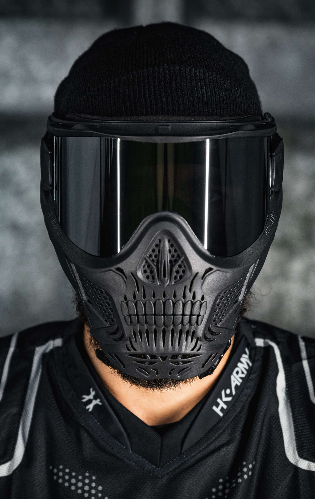 HSTL® Skull Goggle "Punisher" - Black w/ Smoke Lens