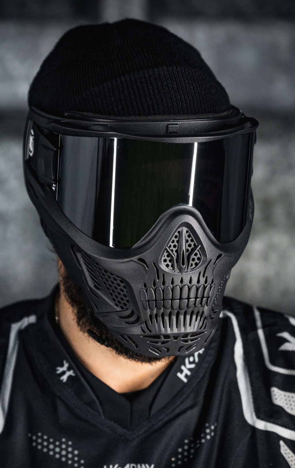 HSTL® Skull Goggle "Punisher" - Black w/ Smoke Lens