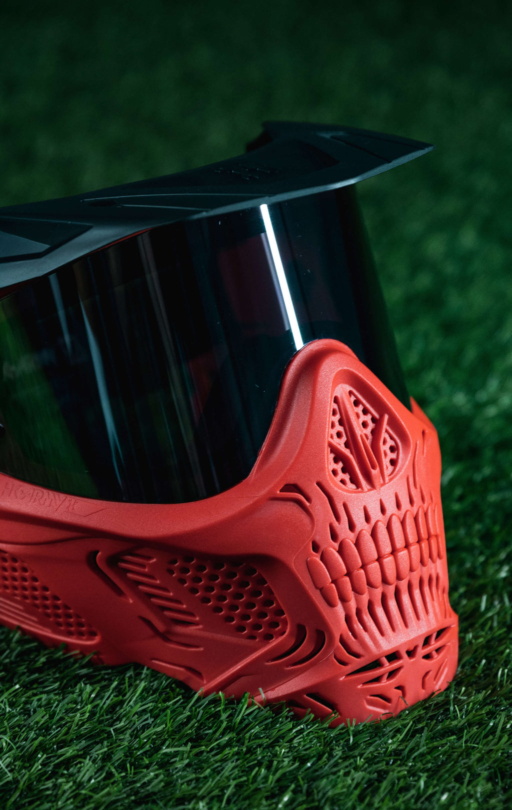 HSTL® Skull Goggle - Red w/ Clear Lens