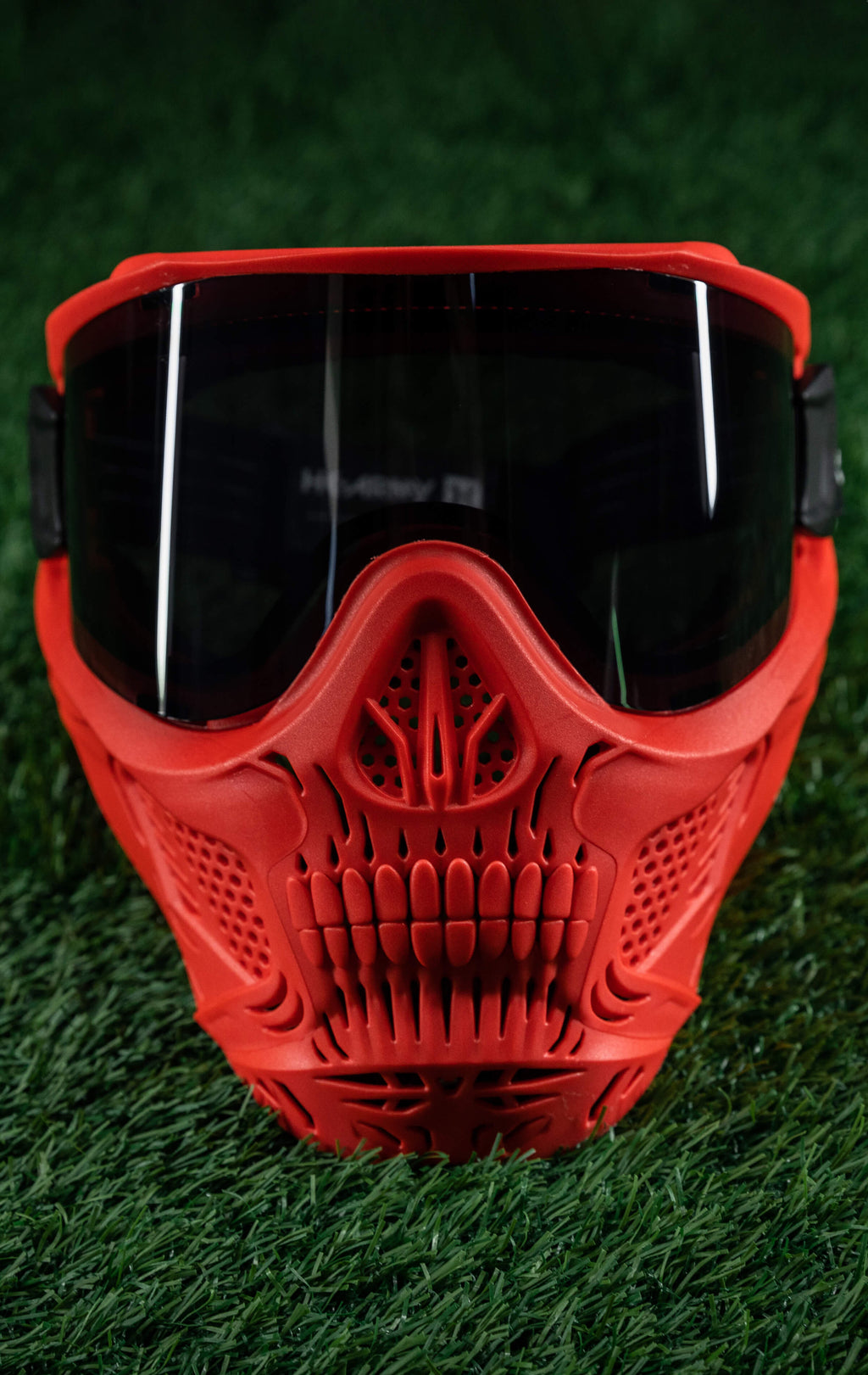 HSTL® Skull Goggle "Sinner" - Red w/ Smoke Lens