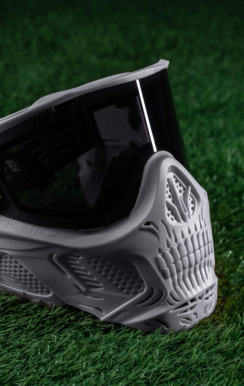 HSTL® Skull Goggle "Tombstone" - Grey w/ Smoke Lens