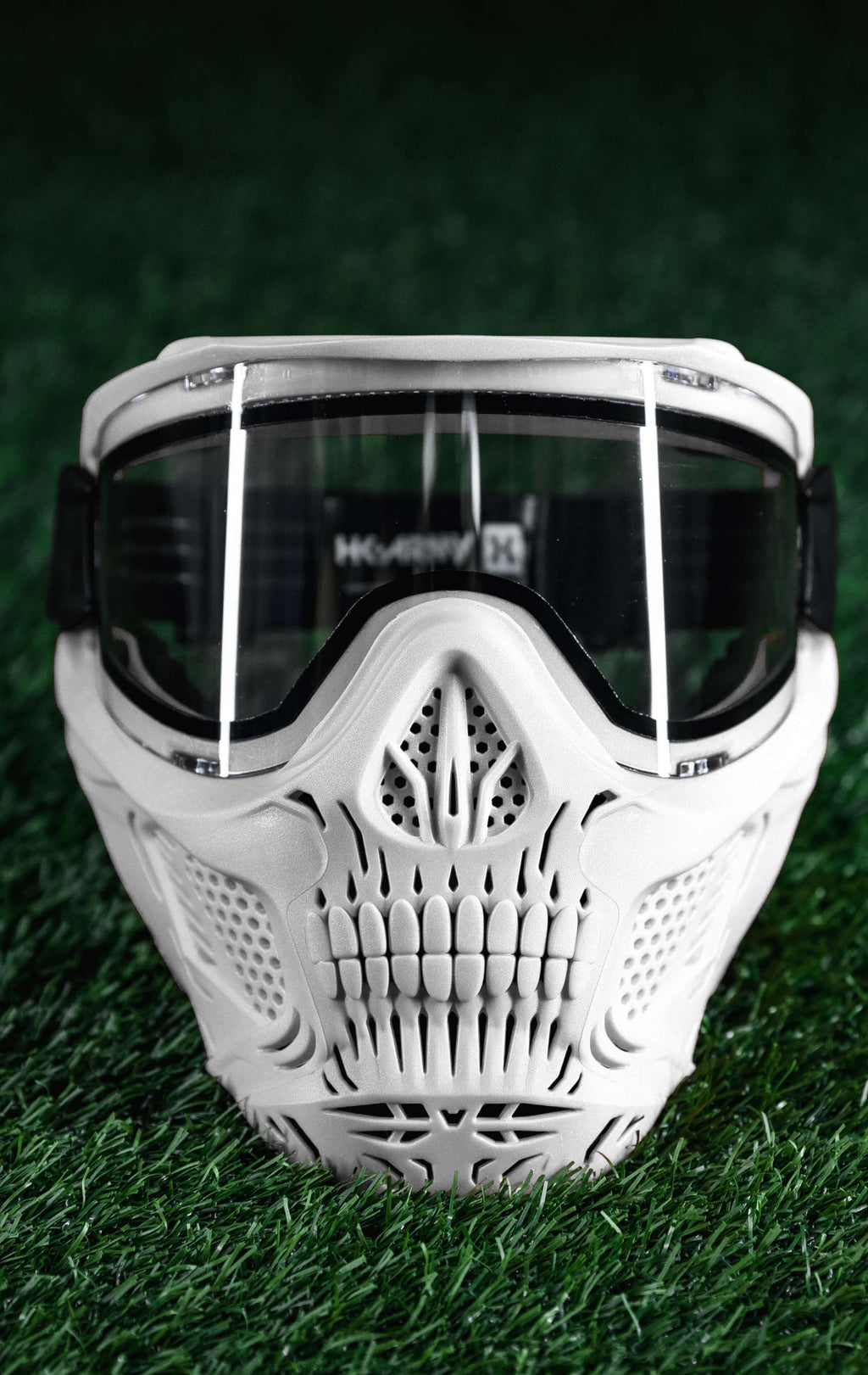 HSTL® Skull Goggle - White w/ Clear Lens