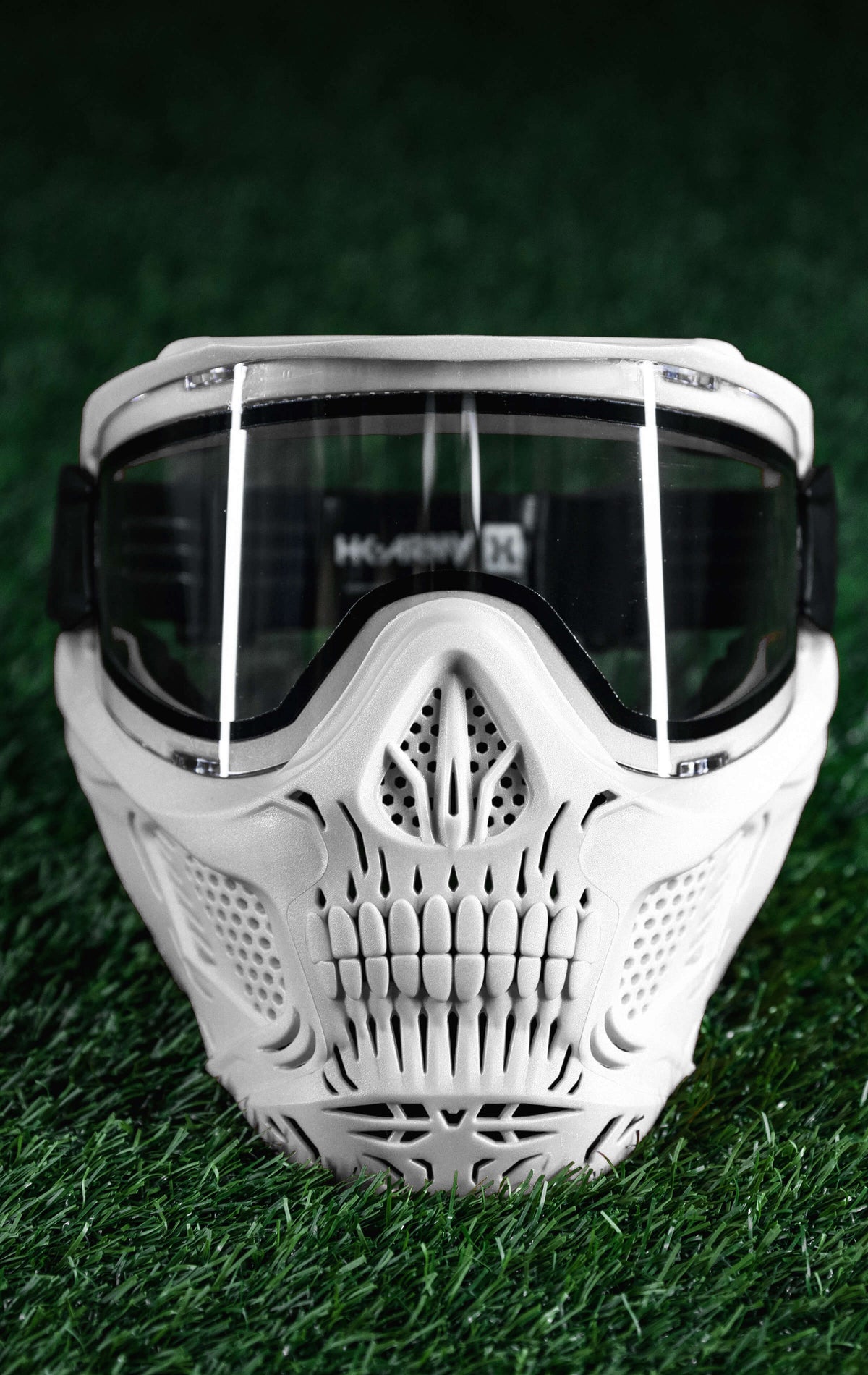 HSTL® Skull Goggle - White w/ Clear Lens