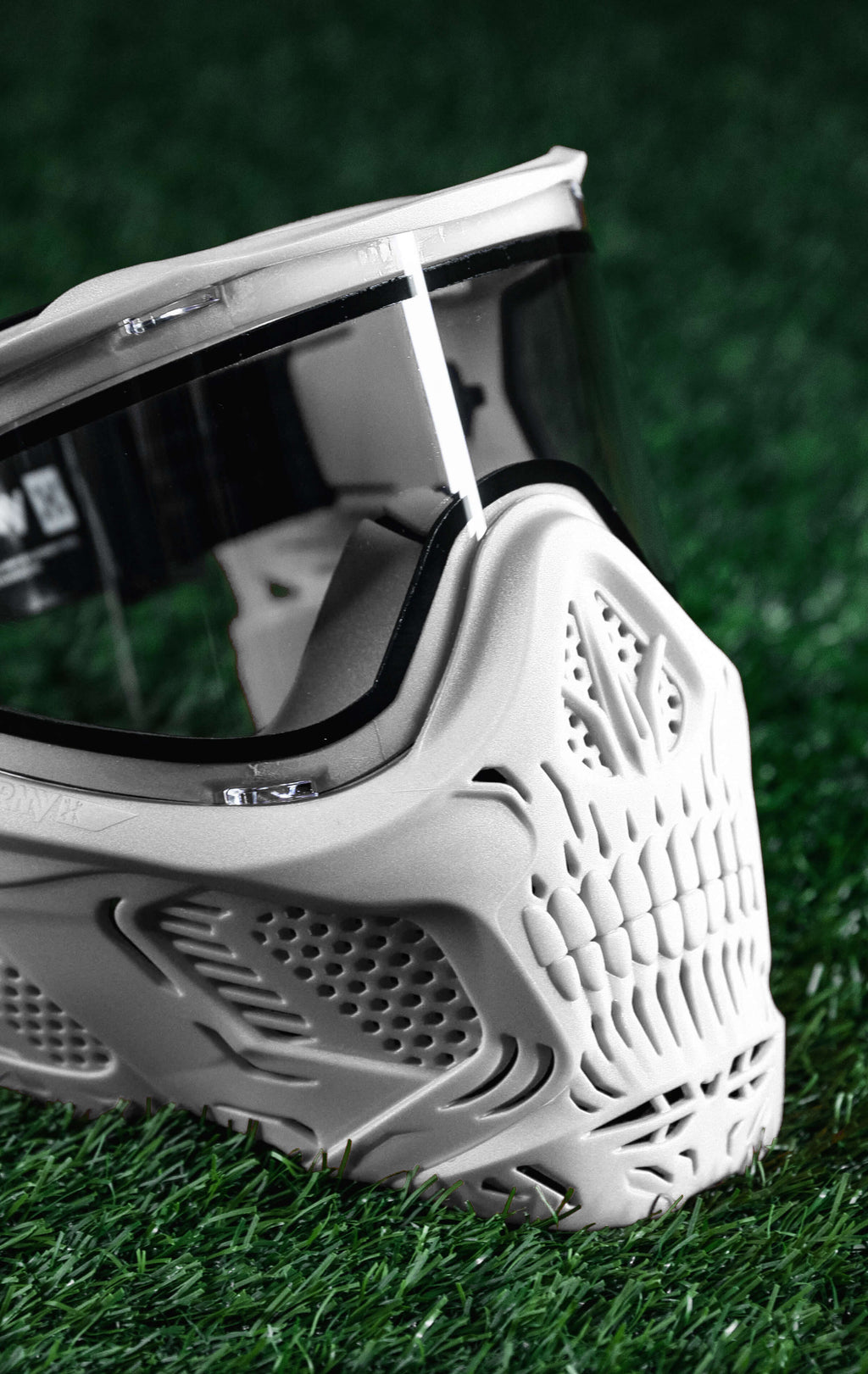 HSTL® Skull Goggle - White w/ Clear Lens