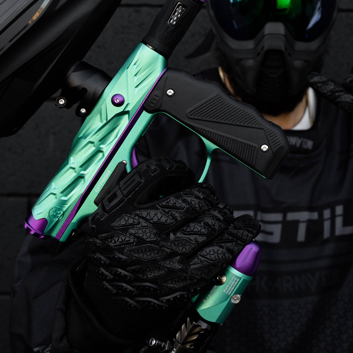 HK Hive Mini GS w/ LAZR Barrel - Teal/Purple