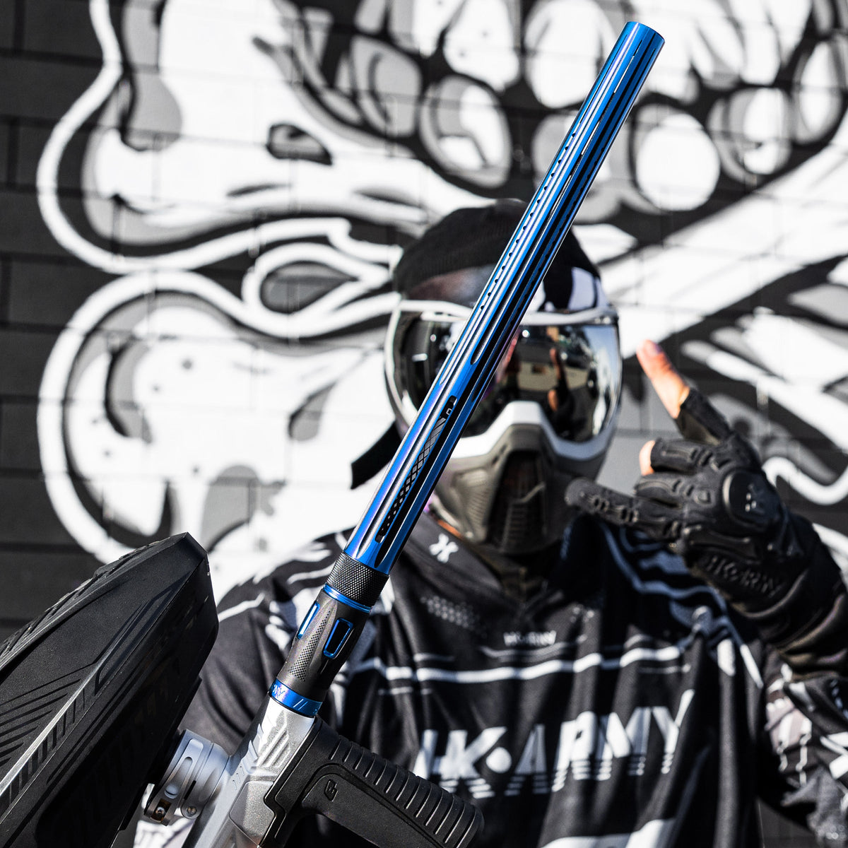 LAZR Elite Nova Barrel Kit - 15" Blue/Black - Black Inserts - Cocker Threads