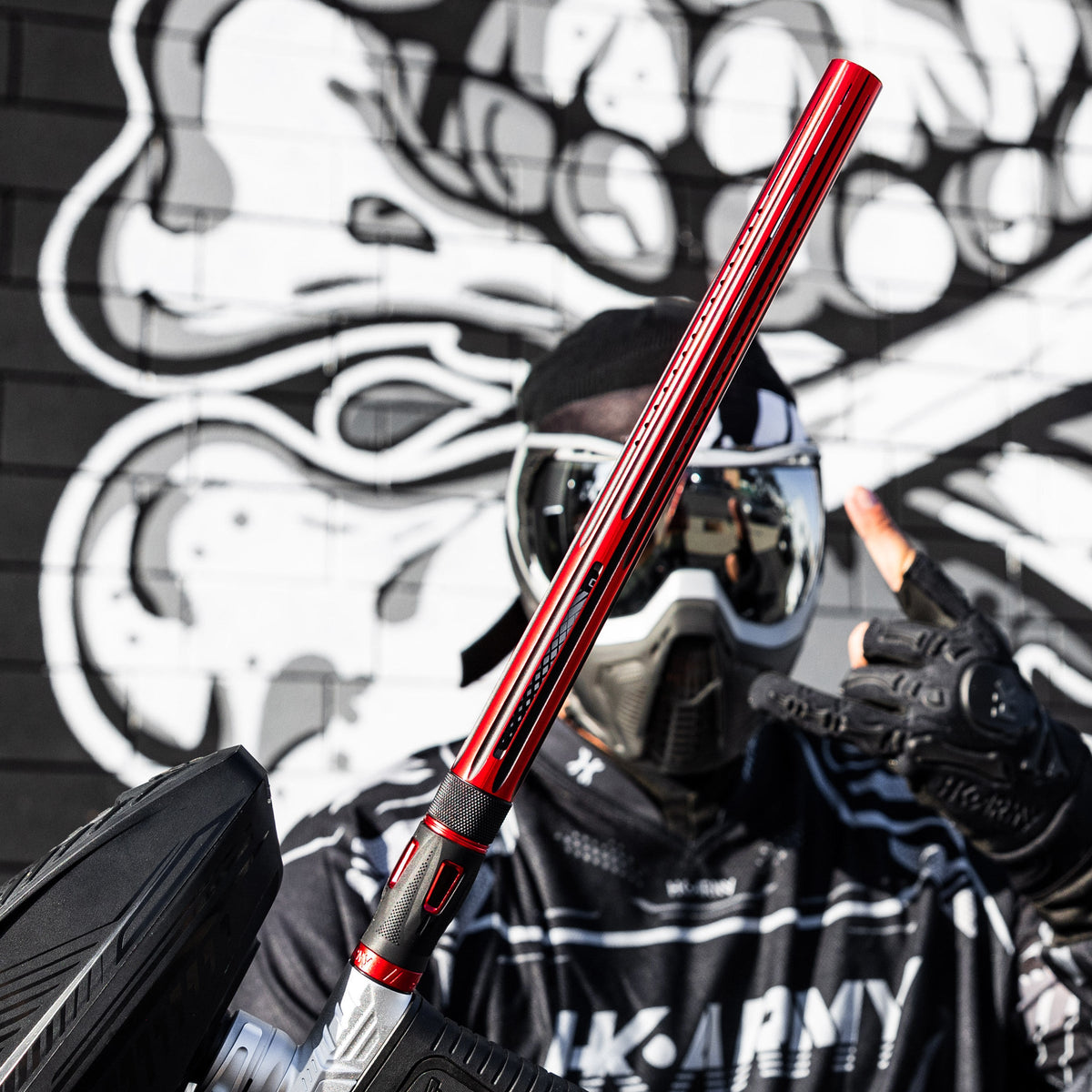 LAZR Elite Nova Barrel Kit - 15" Red/Black - Black Inserts - Cocker Threads