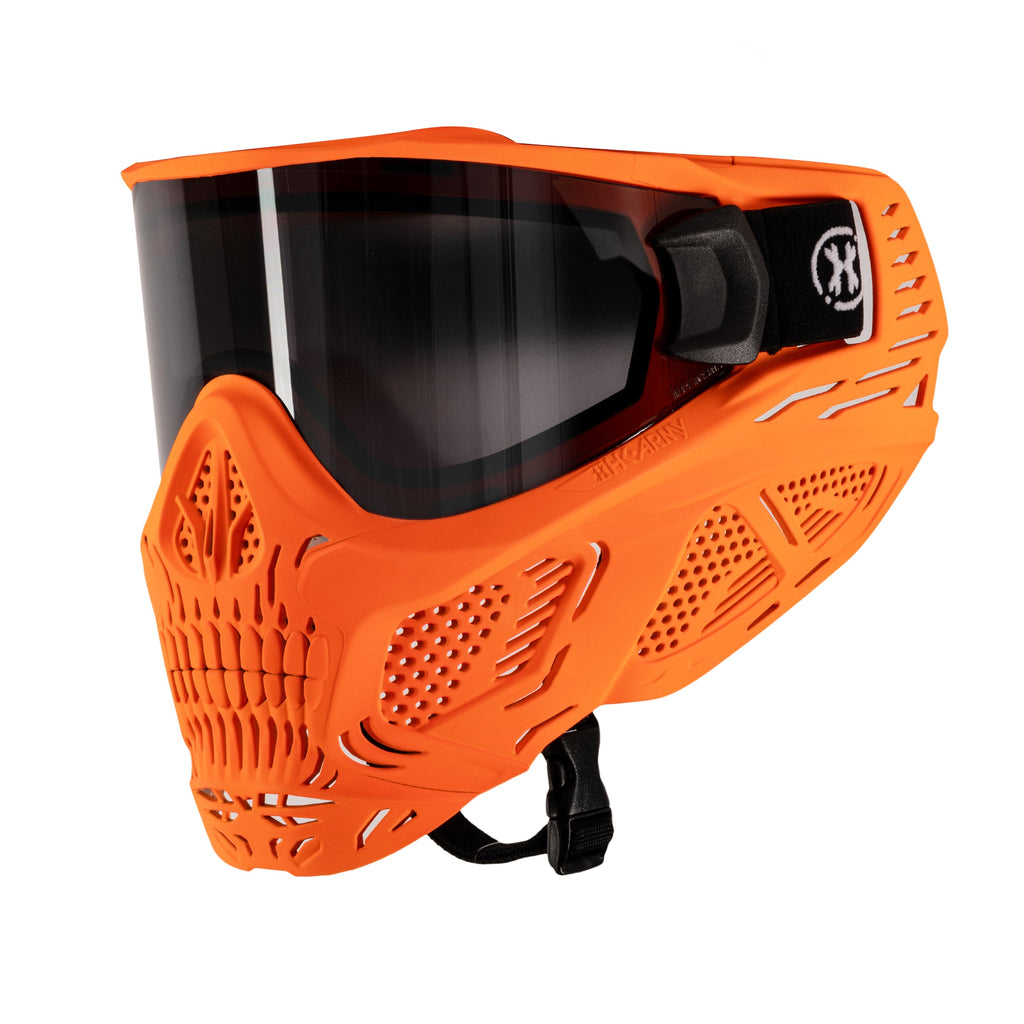 HSTL® Glowball™ Skull Goggle Neon Orange w/ Smoke Lens