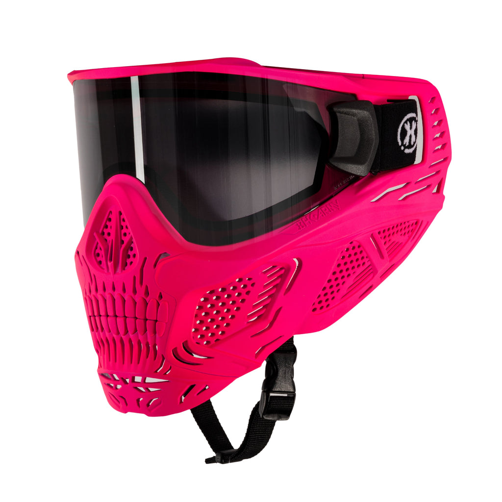 HSTL® Glowball™ Skull Goggle Neon Pink w/ Smoke Lens