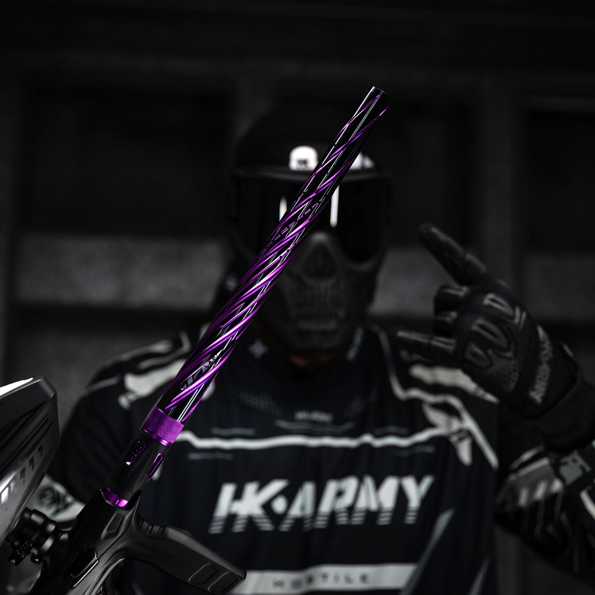 LAZR Elite Orbit Barrel Tip - Dust Purple/Black