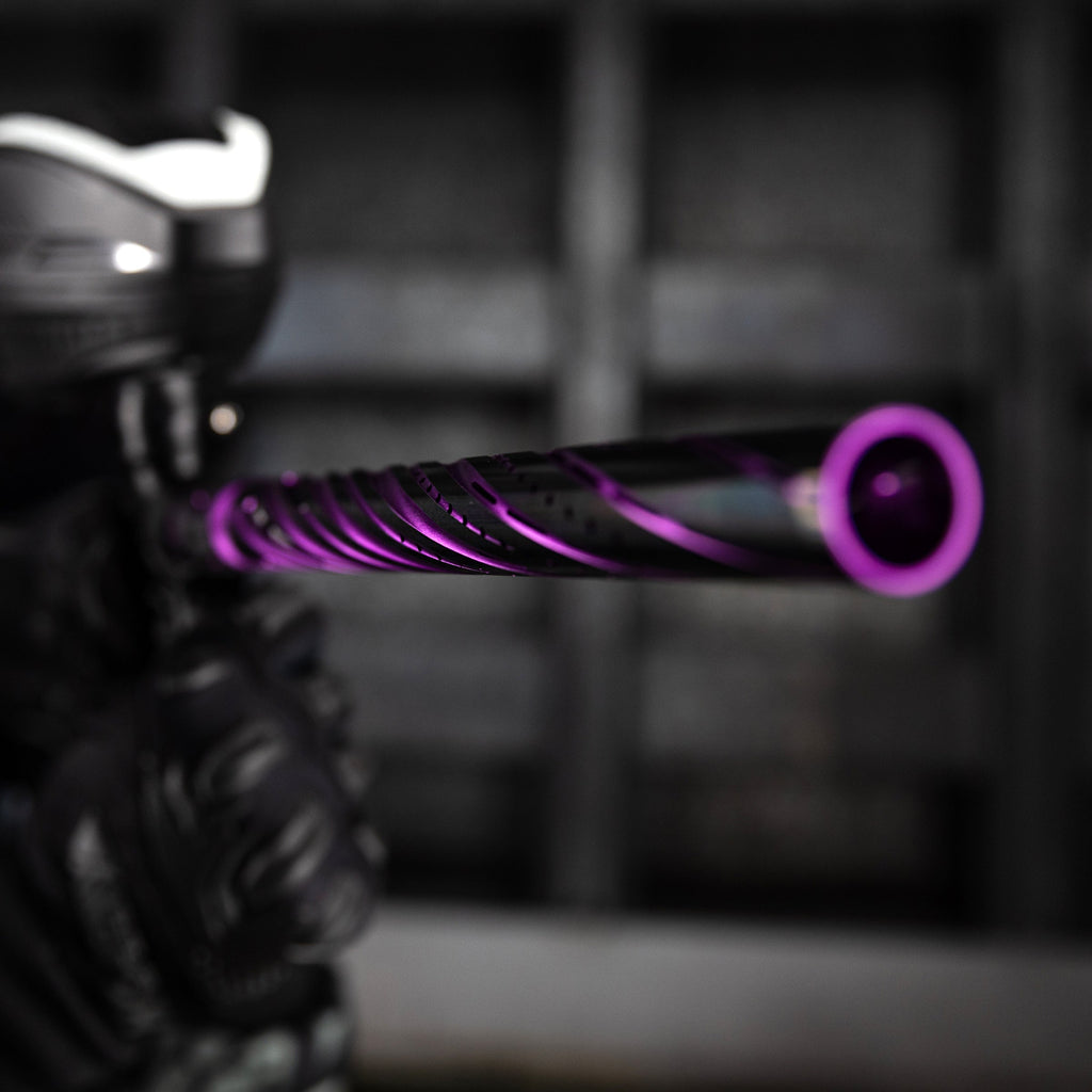 LAZR Elite Orbit Barrel Kit - 15" Dust Purple/Black Inserts - Cocker Threads