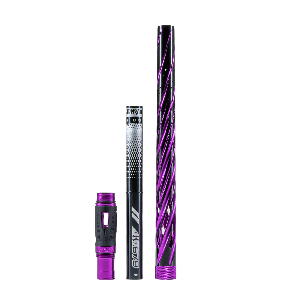 LAZR Elite Orbit Barrel Kit - 15" Dust Purple/Black Inserts - Cocker Threads