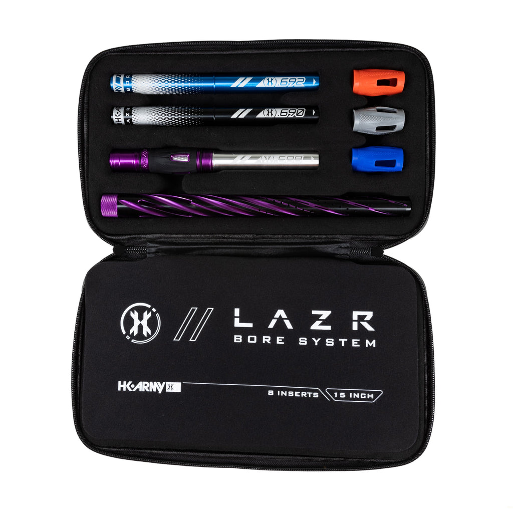 LAZR Elite Orbit Barrel Kit - 15" Dust Purple/Colored Inserts - Cocker Threads
