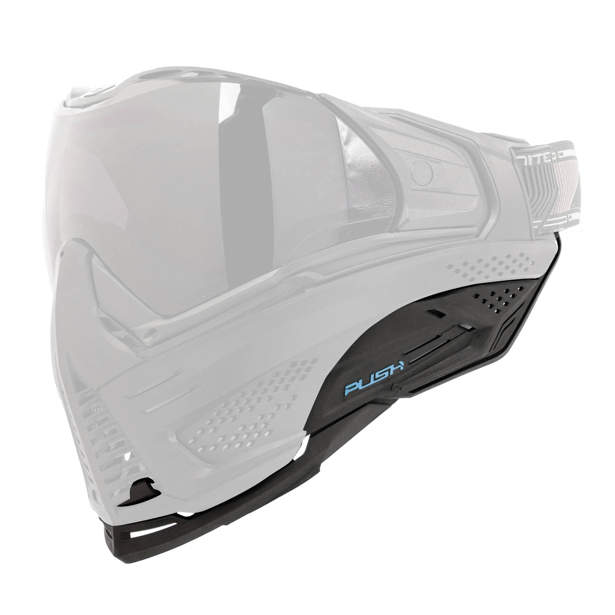 Unite Goggle Mk II  - Warlord Soul (Black/White Skull) - Blue Lens