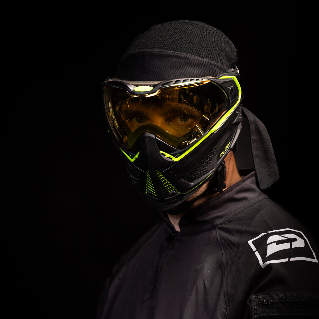 Unite Goggle Mk II - Reactor (Black/Green) - Gold Lens