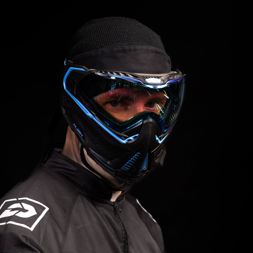 Unite Goggle Mk II - Vortex (Black/Blue) - Blue Lens