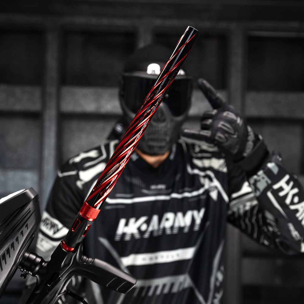 LAZR Elite Orbit Barrel Kit - 15" Dust Red/Black Inserts - Cocker Threads