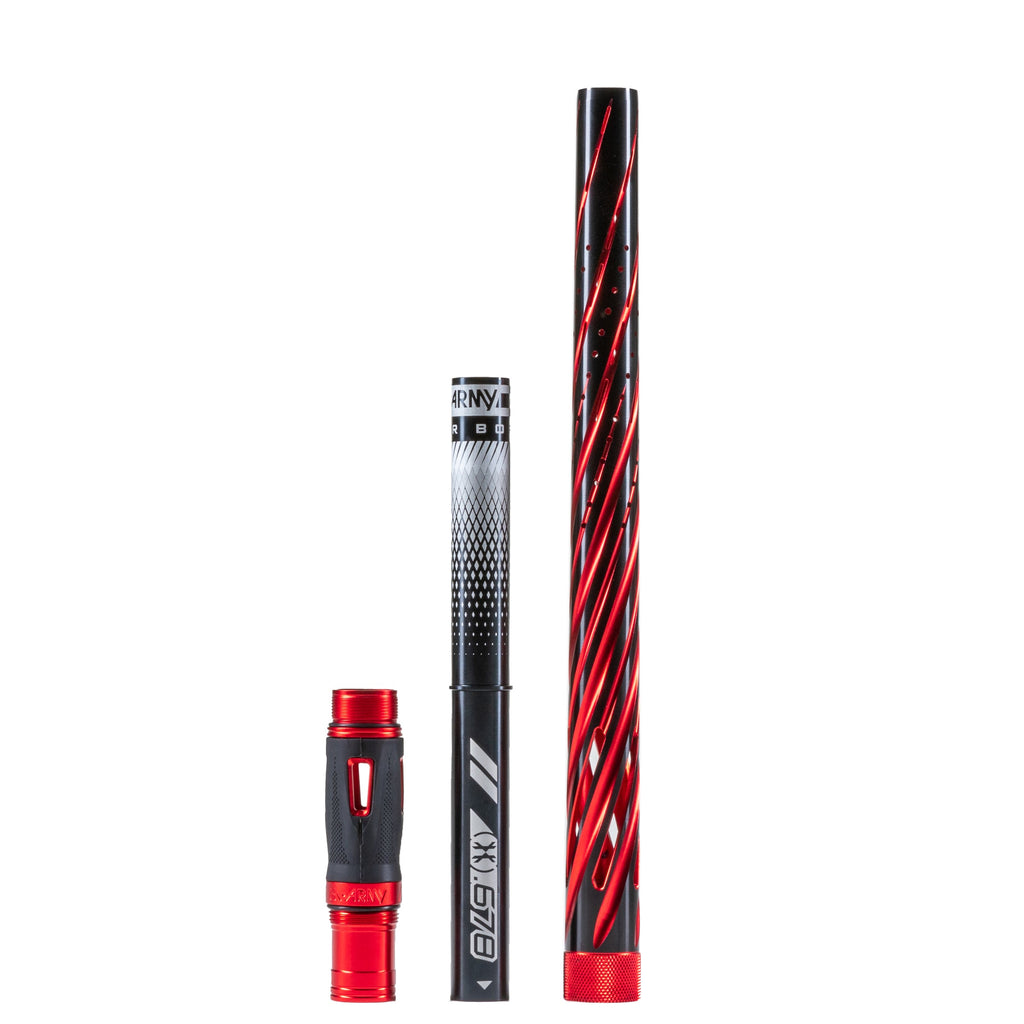 LAZR Elite Orbit Barrel Kit - 15" Dust Red/Black Inserts - Cocker Threads