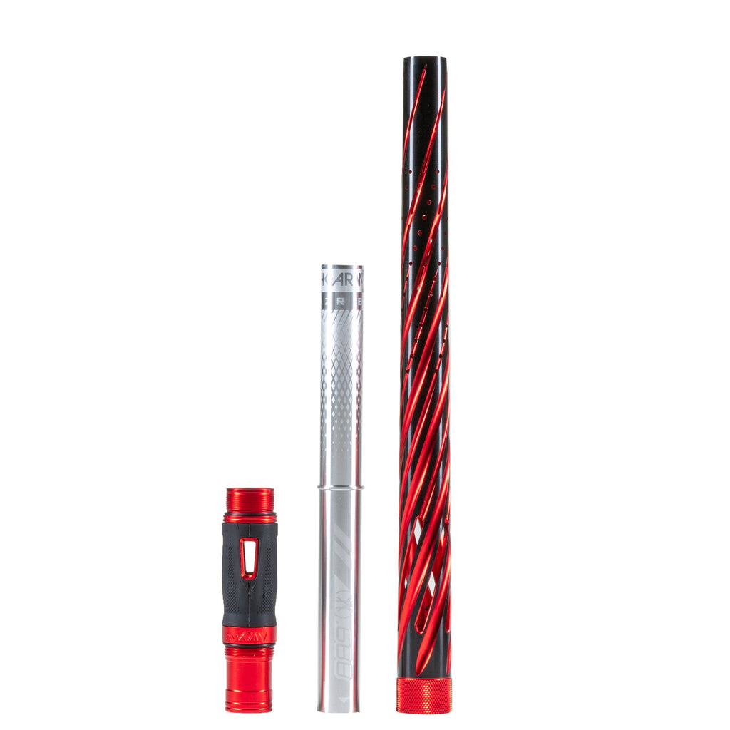LAZR Elite Orbit Barrel Kit - 15" Dust Red/Colored Inserts - Cocker Threads
