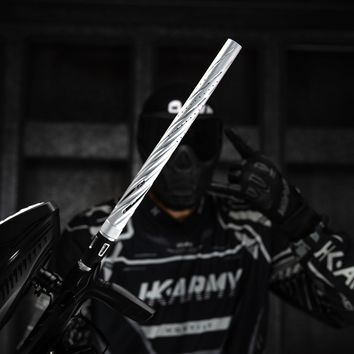 LAZR Elite Orbit Barrel Kit - 15" Dust Silver/Colored Inserts - Cocker Threads