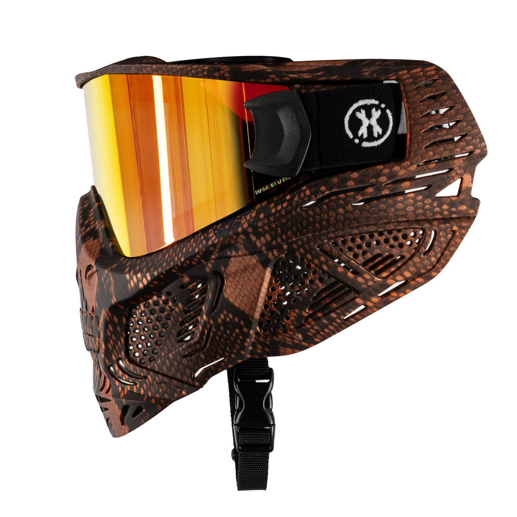 HSTL® Skull Goggle Snake Red w/ Fire Lens