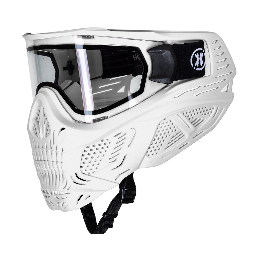 HSTL® Skull Goggle - White w/ Clear Lens