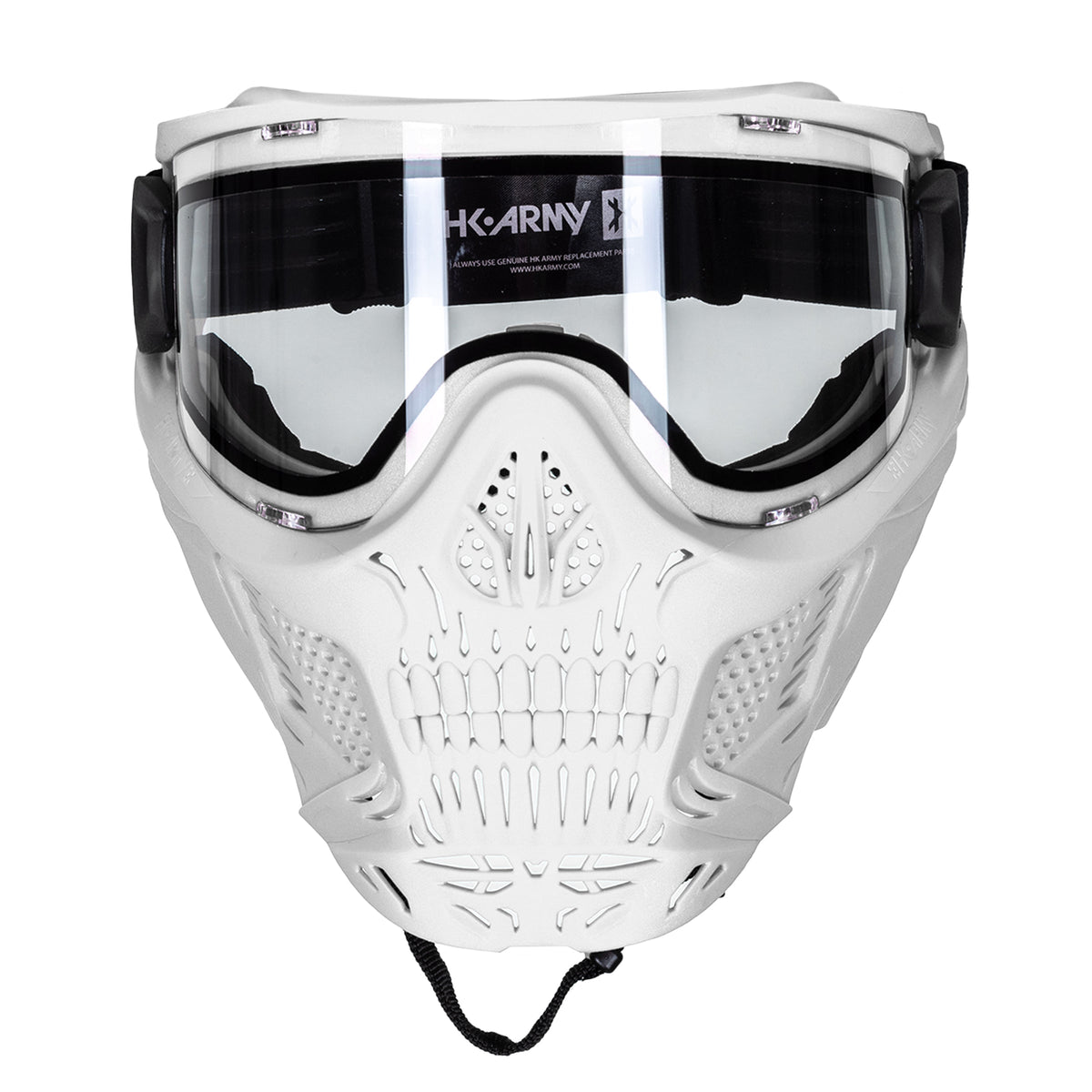 HSTL® Skull Goggle - White w/ Clear Lens