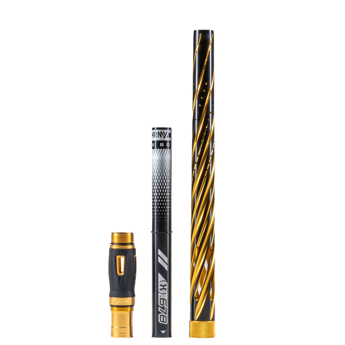 LAZR Elite Orbit Barrel Kit - 15" Dust Gold/Black Inserts - Cocker Threads