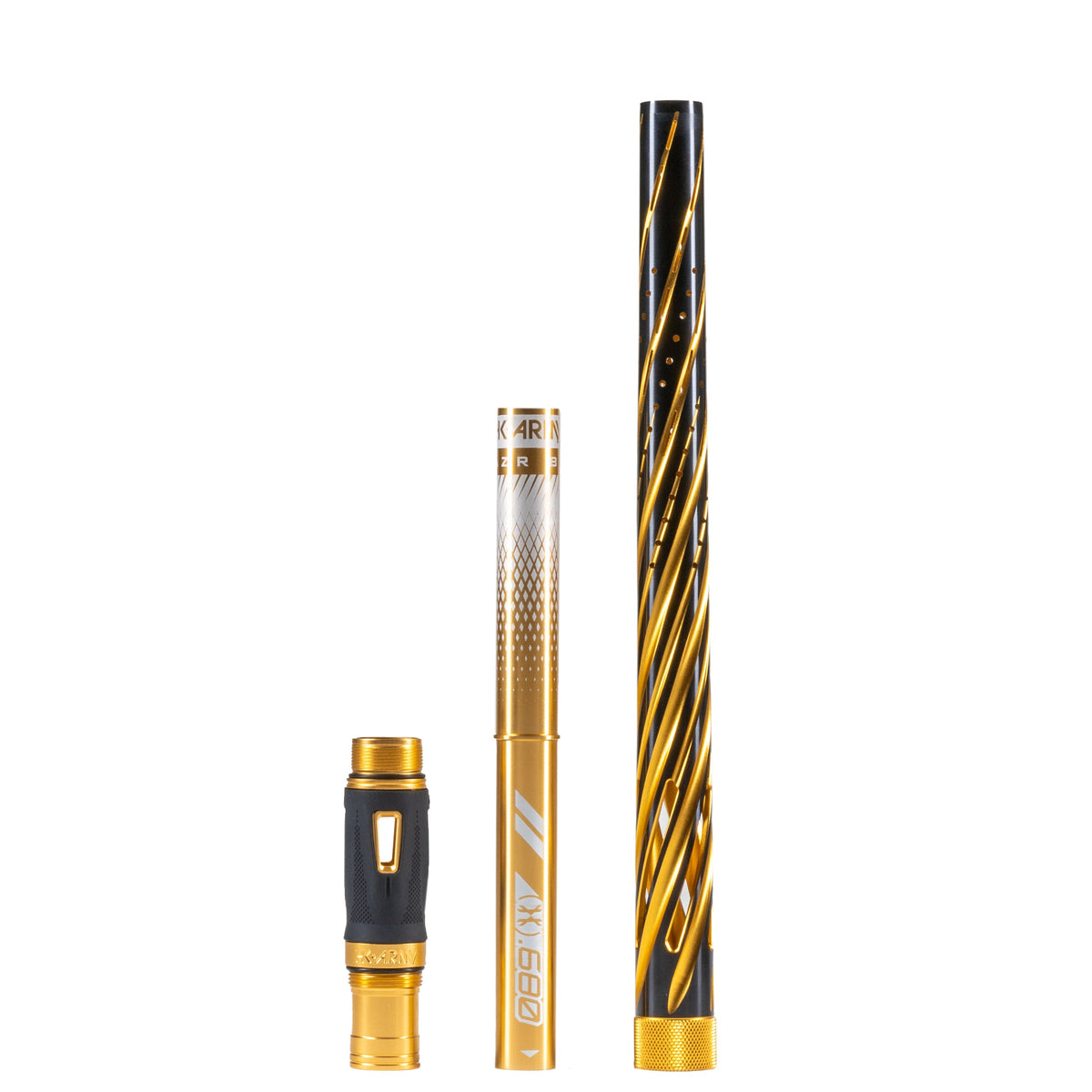 LAZR Elite Orbit Barrel Kit - 15" Dust Gold/Colored Inserts - Cocker Threads