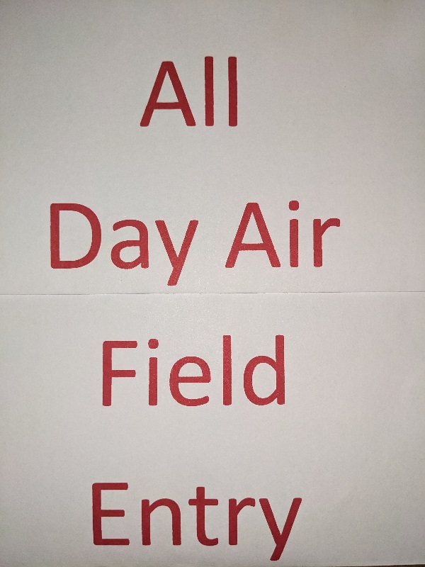 All Day Air - Field Entry